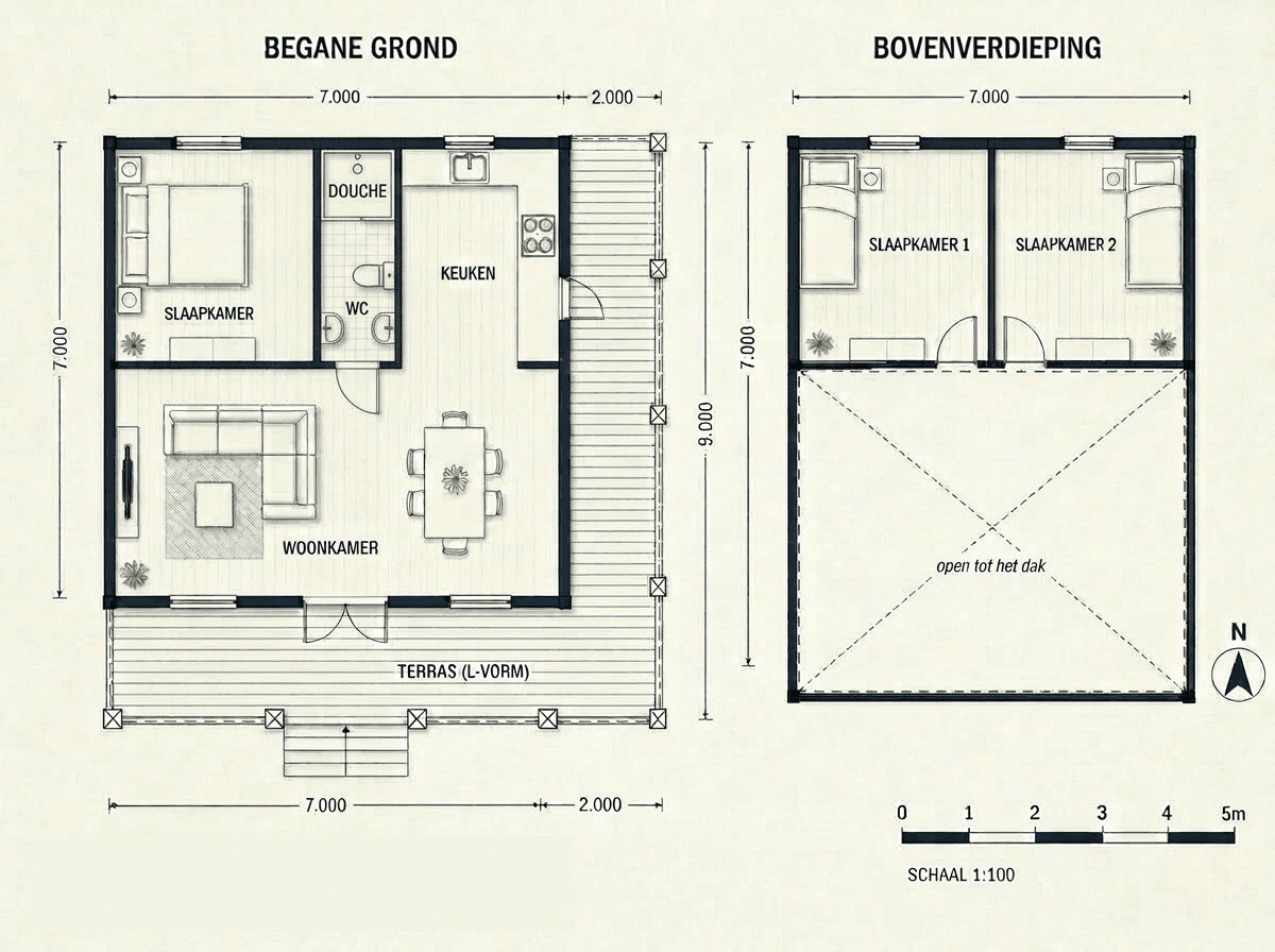 Plattegrond Tjin Pikin